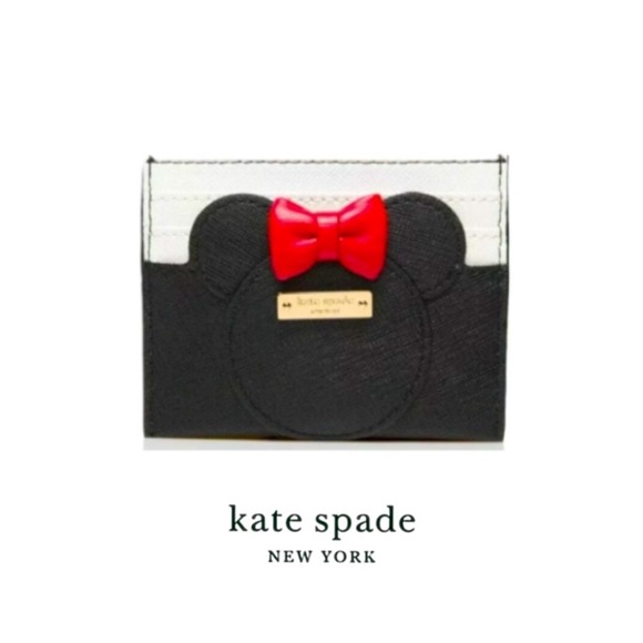 NWT kate spade Minnie Mouse Card Case